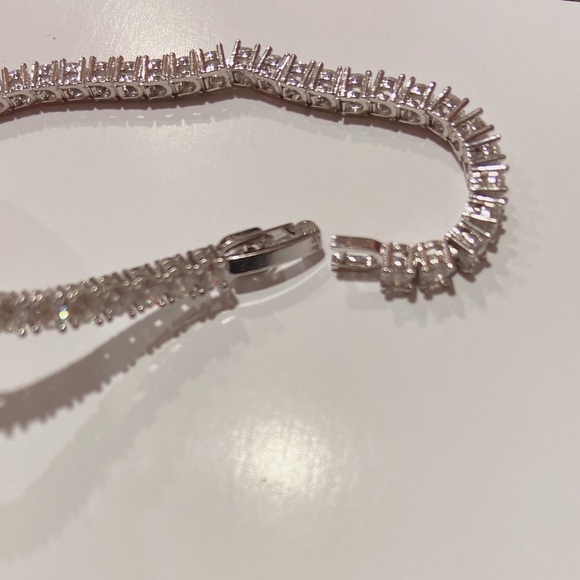 14K Gold Plated Cubic Zirconia Tennis Bracelets - Picture 11 of 12